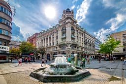 Belgrade city view